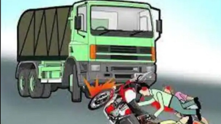 Rampr : सिविल लाइंस थाना क्षेत्र में कैंटर की टक्कर से बाइक सवार युवक की मौत